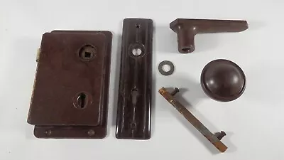 £30 • Buy Old Vintage Art Deco Bakelite Everite Door Knob Handle & Door Latch  -  #2308