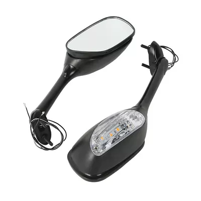 LED Turn Signal Rear Mirrors Fit For SUZUKI GSXR1000 05-15 GSXR 600 750 06-21 14 • $27.50