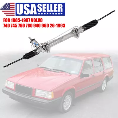 Power Steering Rack & Pinion Assembly 1985-97 For Volvo 740 745 760 780 26-1993 • $221.99