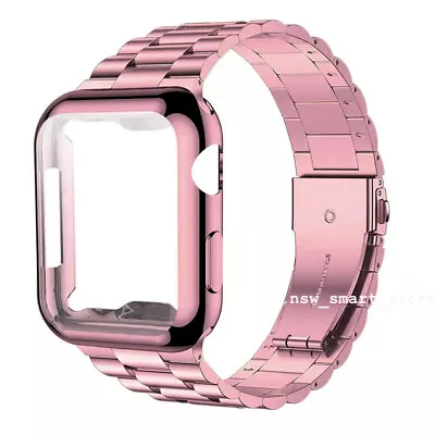 $18.99 • Buy Metal 41/45mm For Apple Watch Series 8 7 6 5 4 3 2 SE 2 IWatch Strap Band Case