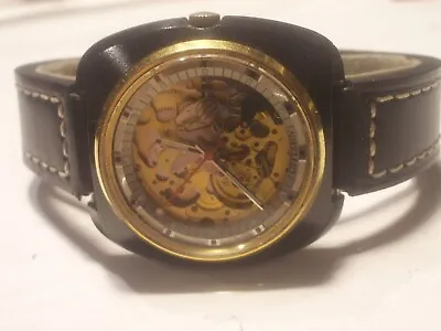 Citizen Very Rare Vintage  Skeleton  Watch 8060 Automatic 21j Very Good • $199.99