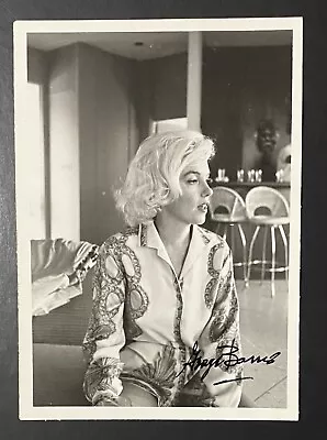 1962 Marilyn Monroe Original Photo George Barris Signed Stamped Pucci • $400