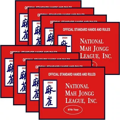 Mah Jongg League 2024 Large Size Card Mahjong Cards Standard Hands And Rules • $19.55
