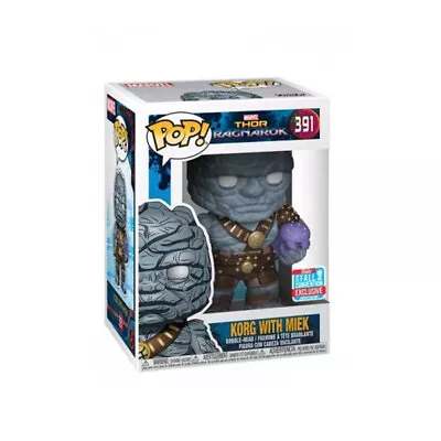 Marvel – Thor Ragnarok - Korg With Miek Pop! NYCC 2018 Vinyl Figure #391 • $24.95