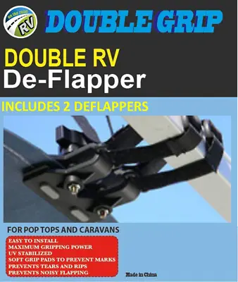 ON THE ROAD RV Double Grip Awning Deflappers Caravan Camper JB ACCESSORIES PARTS • $27