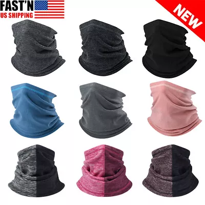 Winter Fleece Neck Warmer Gaiter Scarf Balaclava Face Mask Windproof Ski Bandana • $4.99