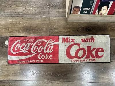 Coca Cola Bar Runner - Length  90cm - Height 27cm • $5