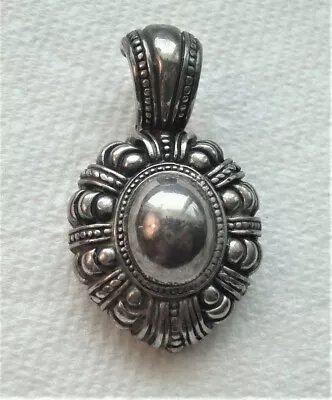 Vintage .925 Sterling Etruscan Pendant Mexico 19.5 Grams (over 1/2 Oz Asw) • $19