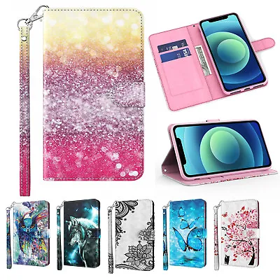 Flip Wallet Stand Phone Case Cover For LG K10 2018 G7 ThinQ K51S K61 K52 K62 Q52 • £5.82