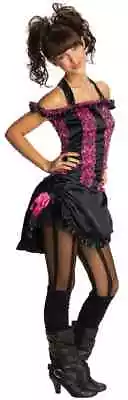 Saloon Girl Wild West Western Cowgirl Fancy Dress Up Halloween Teen Costume • $35.57