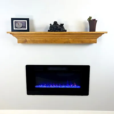 Fireplace Mantel Floating Shelves Picture Ledger Mantel Beam Mantel Shelf • $219