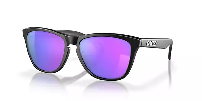 Oakley FROGSKINS Sunglasses OO9013-H655 Matte Black Frame W/ PRIZM Violet Lens • $99.99