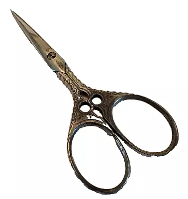 Embroidery Sewing Scissors Thread Snips Ornate Design 1930s Sharp Vintage 3.50  • $24.02