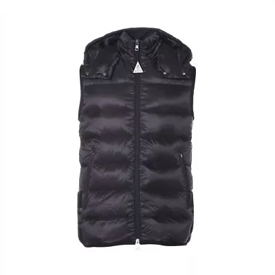 Moncler 20 Year Nylon Down Vest 4 Men's Navy TENIBRES • $627.99