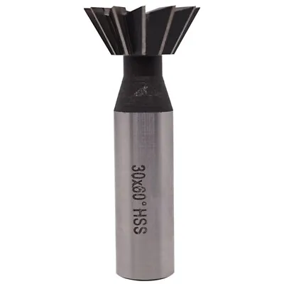 HSS 30mm 60 Degree Dovetail Cutter Milling End Mill High Speed Steel  • $25.90