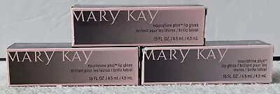 Mary Kay Nourishine Plus Lip Gloss Red Passion Icicle Choose Shade 0.15 Oz 4.5mL • $11.55