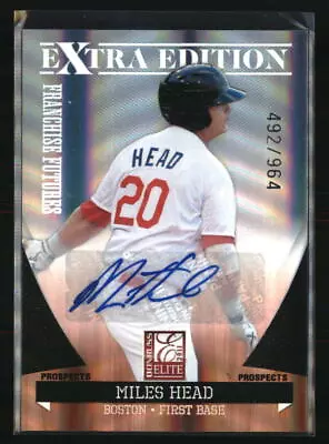 Miles Head 2011 Donruss Elite Extra Edition #188 /964 Auto Baseball Card • $3.69