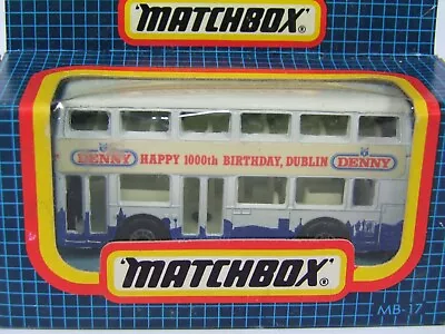 Matchbox Sealed Box MB17 London Double Decker Bus Denny • £16