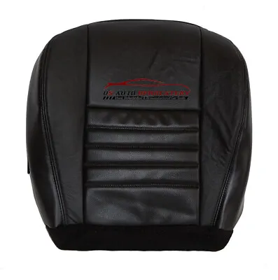 02 Compatible With Mustang GT Driver Bottom  Replacement Leather Seat Cover BLK • $146.99