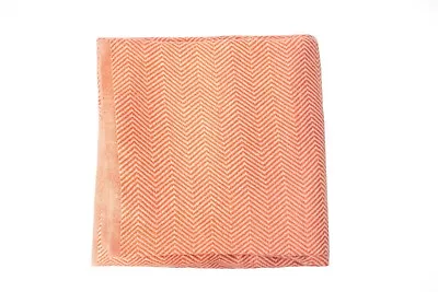 £45.99 • Buy Cashmere Blanket Throw Sofa  Wrap Handwoven Nepal Wool Home Bedding Orange