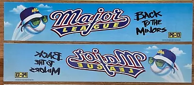 📽 Major League: Back To The Minors - Double-Sided - Movie Theater Mylar 5x25 • $12.99