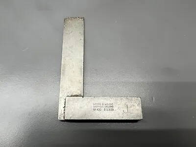 Vintage Moore & Wright No. 400 3.25  Precision Machinist Square - Vgc - England • $39.99