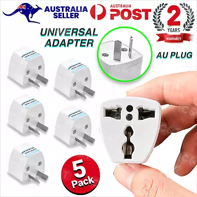 US EU UK Universal To AU Australia AC Power Adapter Plug Travel Converter White • $21.99