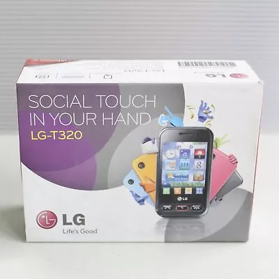 LG Flick T320 (Virgin Mobile) Black Cell Phone Vintage International • $74.99