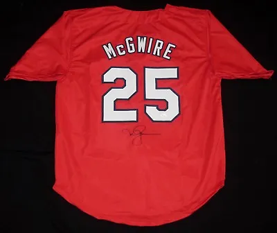 Mark Mcgwire Autographed Custom Jersey (st Louis Cardinals) - Jsa Coa! • $399.99