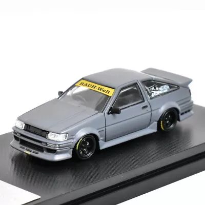 Street Weapon 1/64 Scale Toyota AE86 RWB Grey Diecast Car Model Toy NIB • $64.62