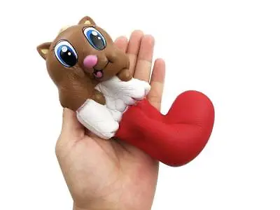 $14 • Buy Jumbo Kawaii Soft Squishes Squishy Slow Rising Xmas Sock Scented Toy 16cm In Bag