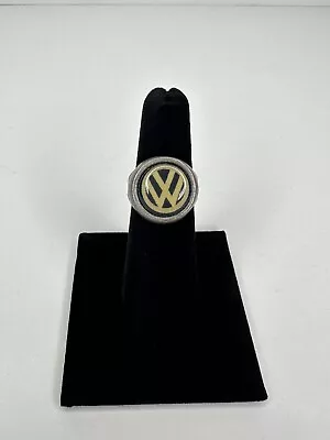 $19.99 • Buy Rare Vintage Vw Volkswagen Car Premium Vending Machine Adj Ring Silver Color