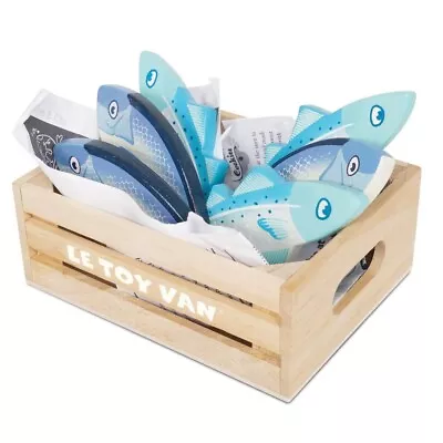 £12.99 • Buy Le Toy Van Fresh Fish Crate Traditional Wooden Toys Brand New Market Stall