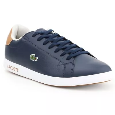 Shoes Universal Men Lacoste Graduate 735SPM00134C1 Navy Blue • £168