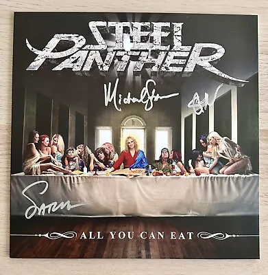 Steel Panther SIGNED Vinyl LP All You Can Eat Rare AUTOGRAPHED New Heavy Metal • $249.99