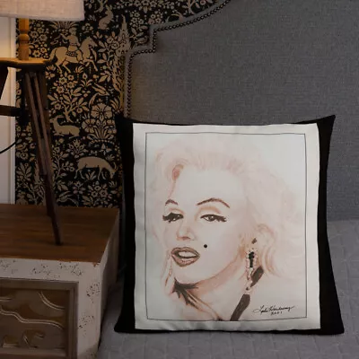 Marilyn Monroe Original Art Premium Pillow • $34.50