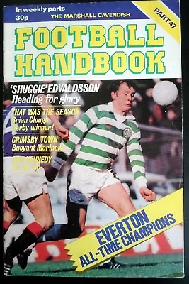 £2.95 • Buy Marshall Cavendish Football Handbook  Grimsby Town & Everton  Part 47