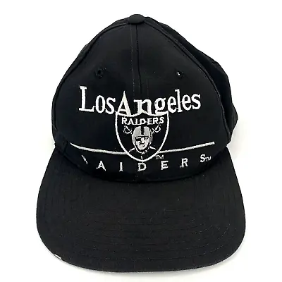 Vintage 90s Los Angeles Raiders Snapback Hat Cap Hip Hop NFL NWA • $99.99