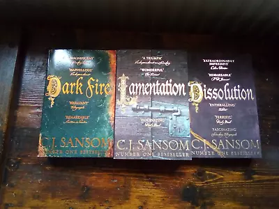 C J Sansom - 3 Books Fron His 'Shardlake Series' • £10.36