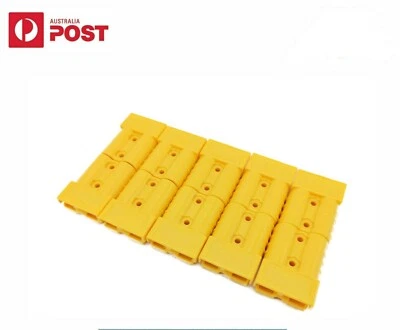$20.95 • Buy 10x Connectors Anderson Style Plug DC Power 50AMP Solar Caravan 6AWG YELLOW