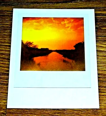 The Impossible Spectrum Project Photograph Postcard ~ Sunset Over A River ~ New • £1.50