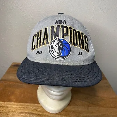 Dallas Mavericks NBA Champions 2011 Finals Adidas Grey Snapback Hat • $40