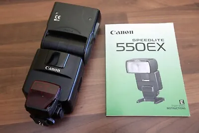 £15 • Buy Canon Speedlite 550ex & Manual Repairs/parts Only... Flash Does Still Work!!
