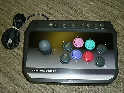 SONY PLAYSTATION 3 PS3 HORI FIGHTING STICK FS-3 JOYSTICK FIGHT ARCADE FS3 Wired • £47.99