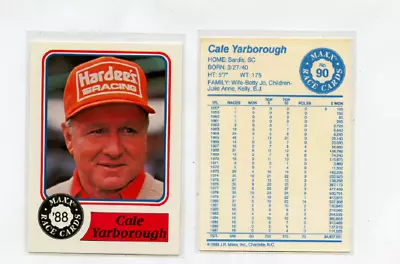 1988 Maxx Race Cards # 90 Cale Yarborough  Rookie • $1.99