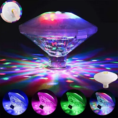 £14.87 • Buy Floating LED Swimming Pool Lights Hot Tub Party Projector Underwater Lights Pond
