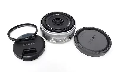 Sony 16mm F2.8 Lens SEL16F28 Silver E Mount MINT • $85