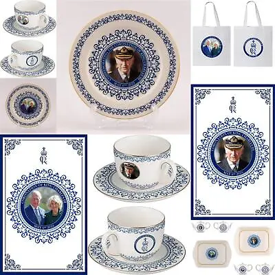 £7.98 • Buy Coronation Tableware King Charles Queen Portrait Royal Memorabilia Souvenir Gift