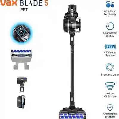 VAX Blade 5 Pet CLSV-B5KP Cordless Vacuum Cleaner - Graphite & Silver • £189