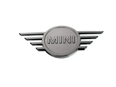 Mini Cooper Front Emblem Badge Black New OEM 51142465241 F55 F56 F57 • $57.64
